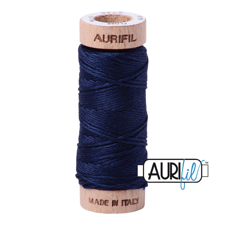 #2745 Midnight Aurifil Cotton Thread