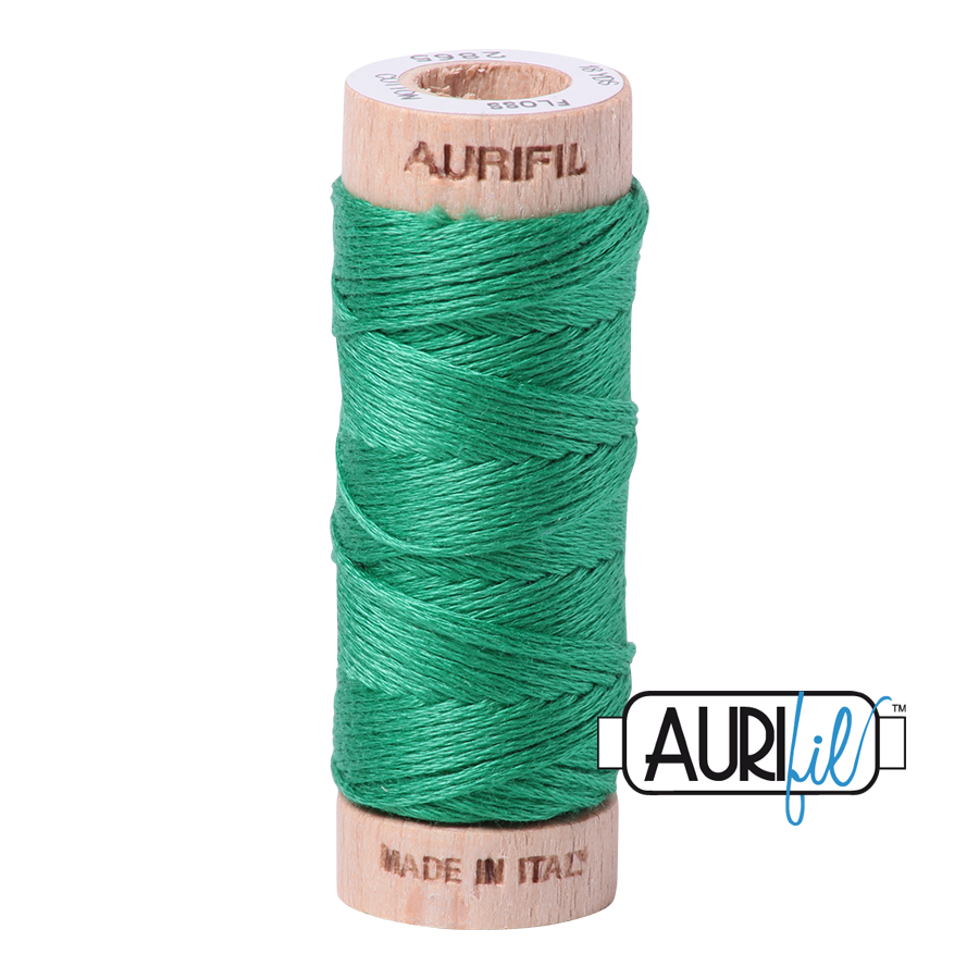 #2865 Emerald Aurifil Cotton Thread