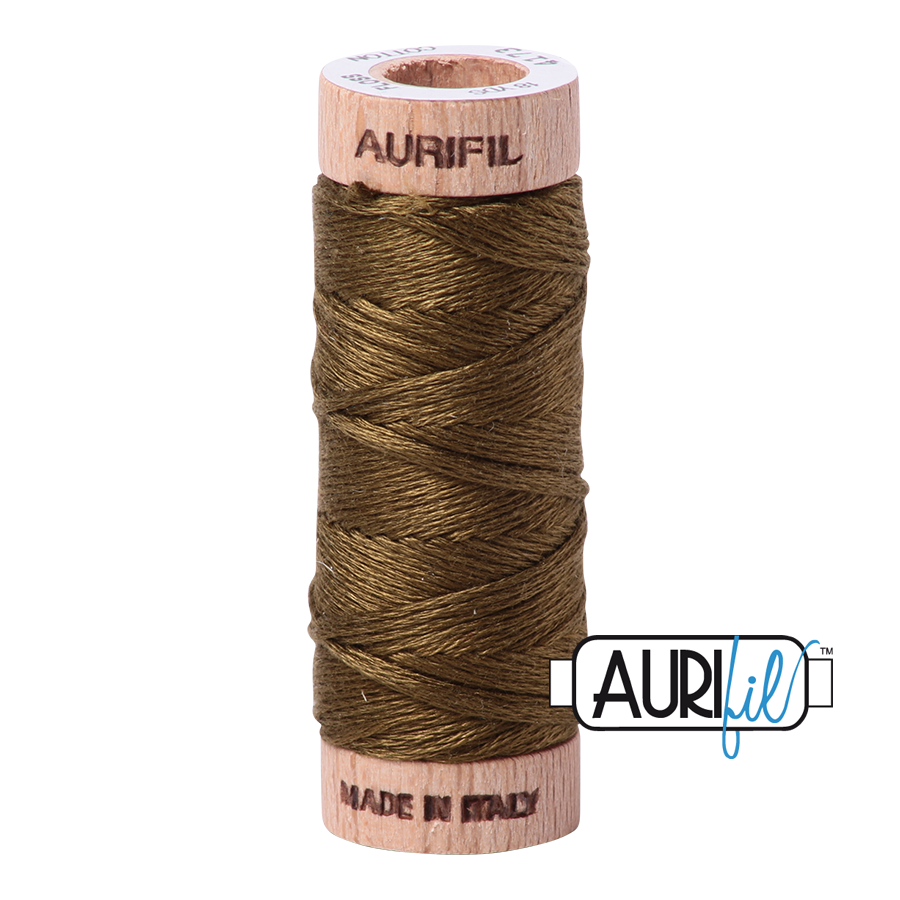 #4173 Dark Olive Aurifil Cotton Thread