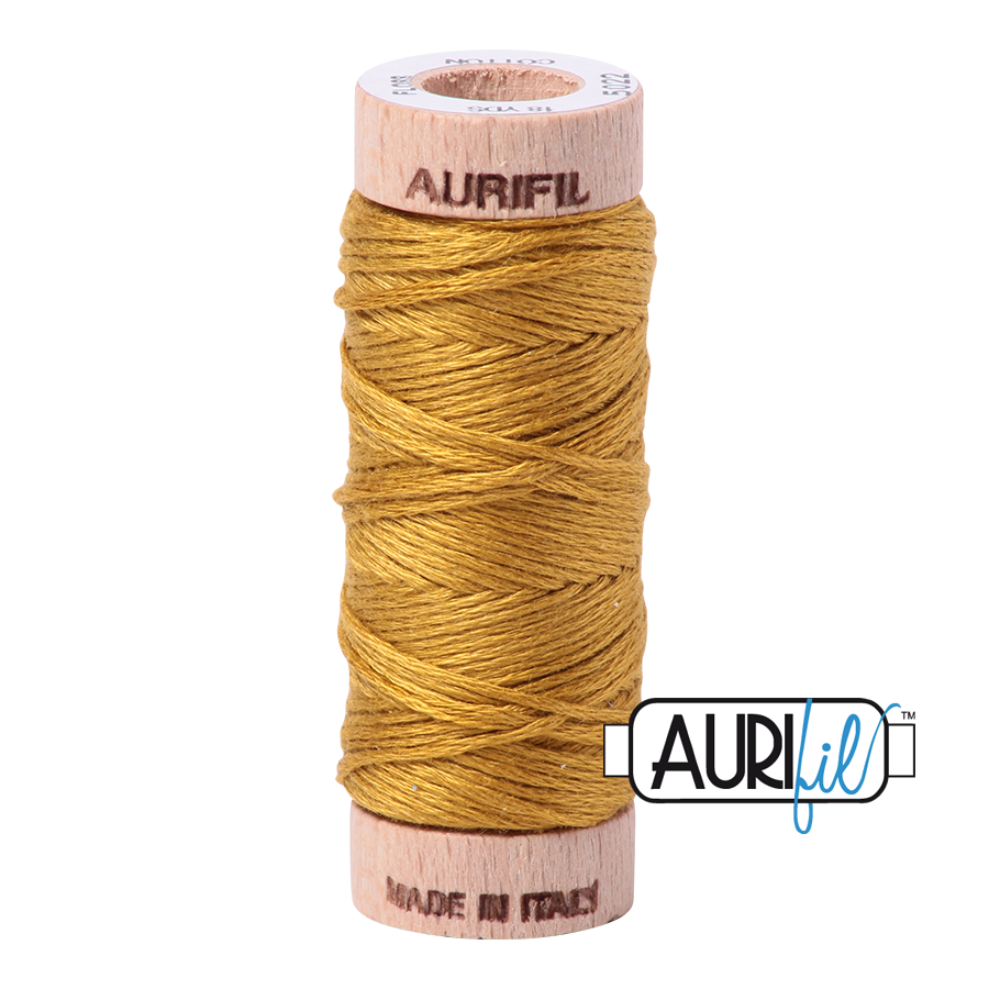 #5022 Mustard Aurifil Cotton Thread