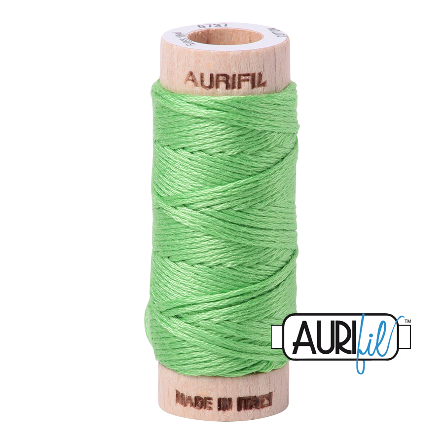 #6737 Shamrock Green Aurifil Cotton Thread