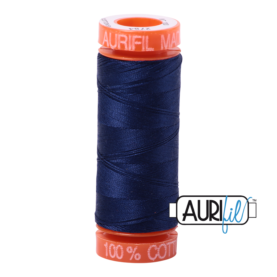 #2784 Dark Navy Aurifil Cotton Thread