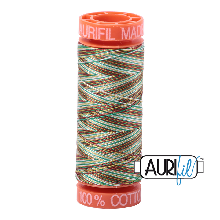 #4650 Leaves Variegated Aurifil Cotton Thread