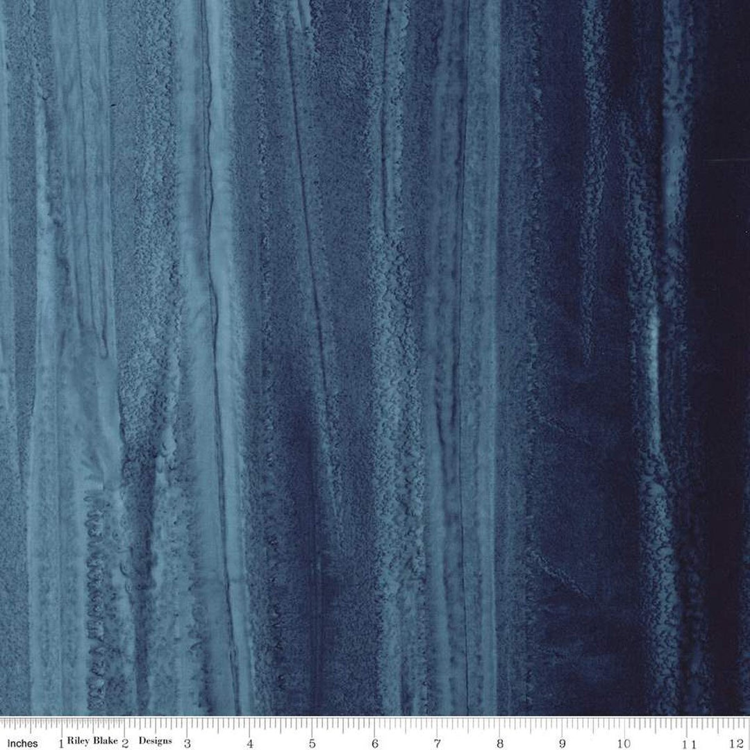 Elementals Color Fade Ombré - Moody Blues - BT21200-309 - Expressions Batiks