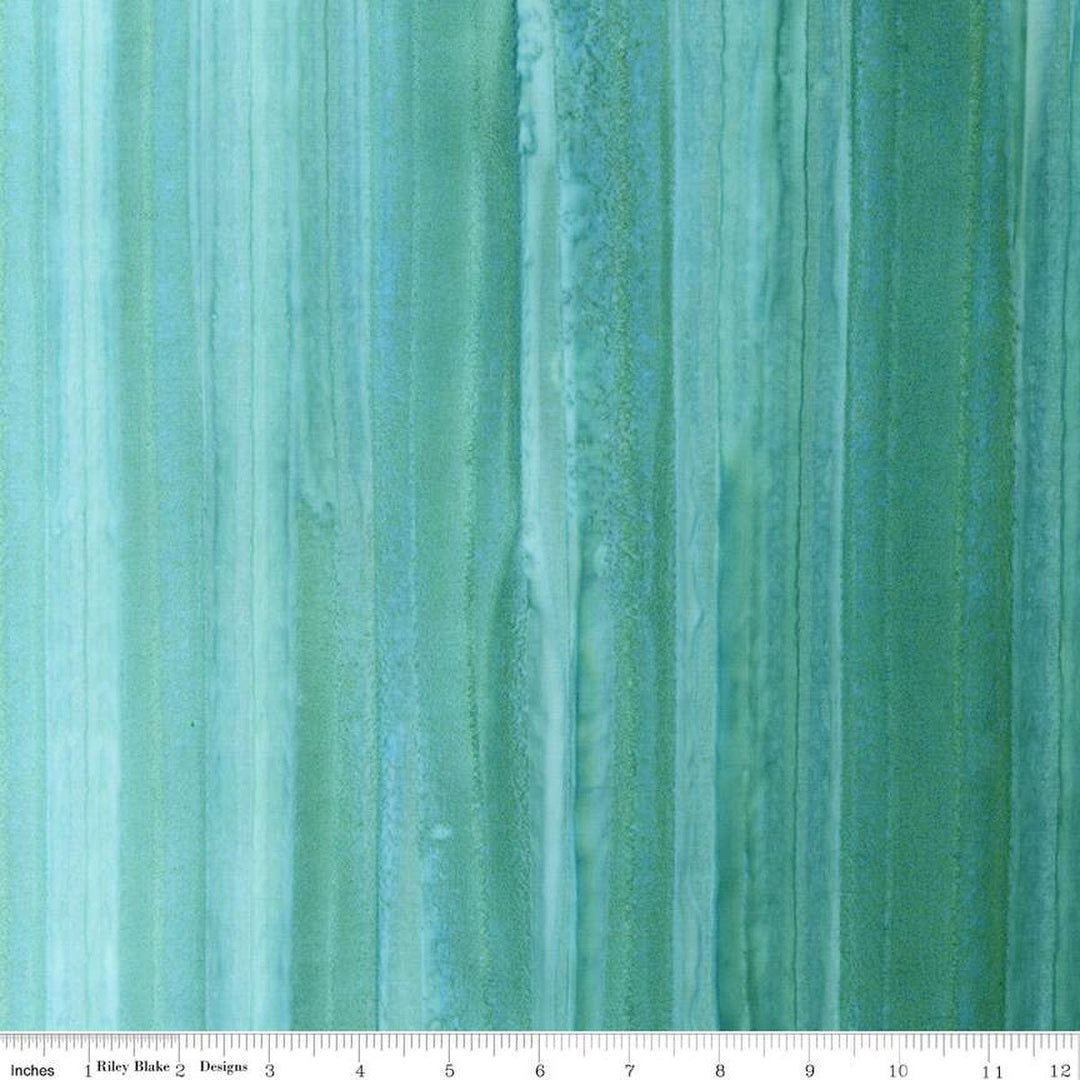 Elementals Color Fade Ombré - Turquoise Tickle - BT21200-677 - Expressions Batiks