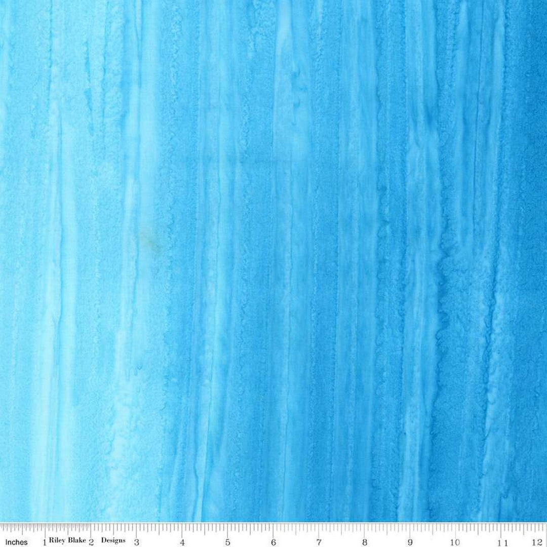 Elementals Color Fade Ombré - Cerulean Veil - BT21200-694 - Expressions Batiks