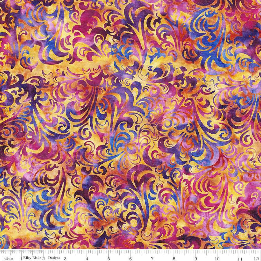 Batiks Basics Twirl & Swirl - Golden Moxie - BT21900-267 - Expressions Batiks