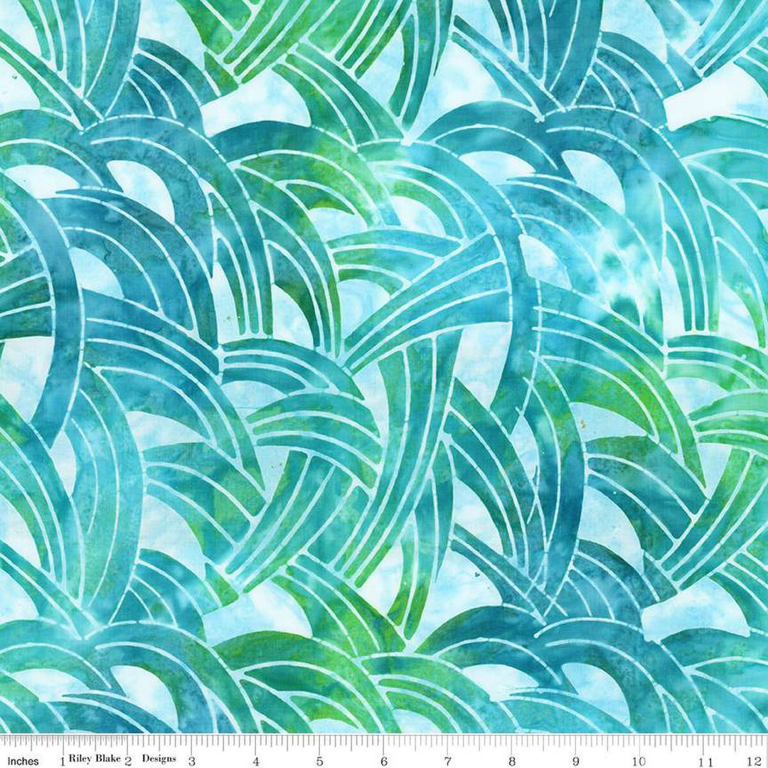 Batiks Splatter -  Pool Party, Blue - BT23391-282 - Expressions Batiks