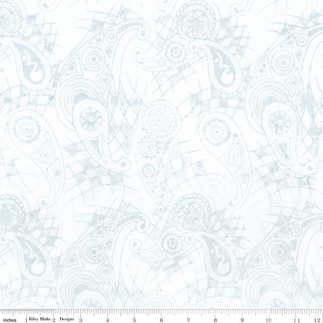 Batiks Splatter - Phloof, White - BT23392-123 - Expressions Batiks