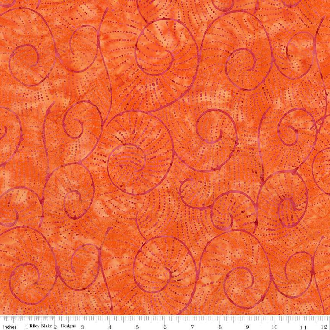 Batiks Splatter - Marmalade Splash , Orange - BT23393-246 - Expressions Batiks