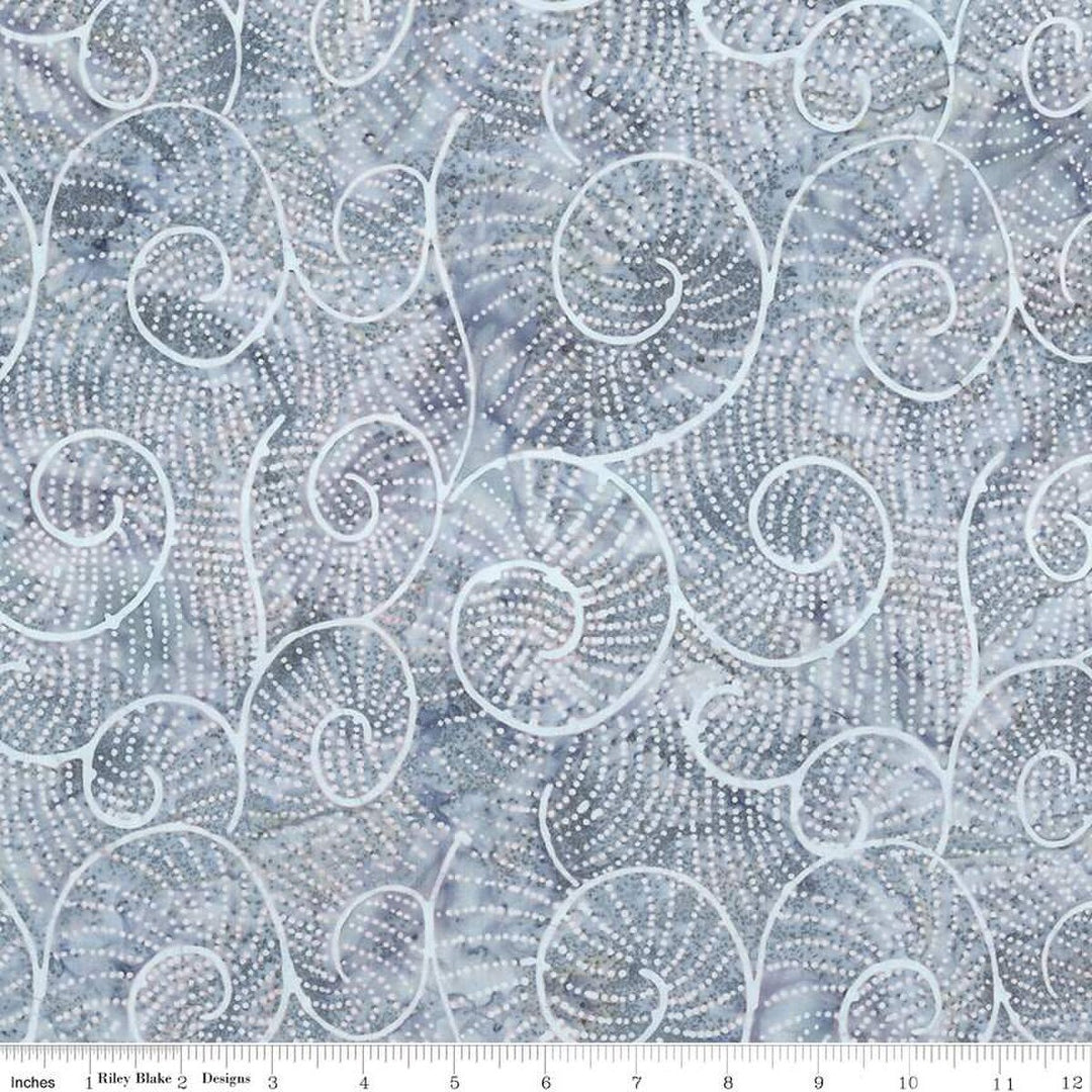 Batiks Splatter - Adriatic Mist, Grey - BT23393-271 - Expressions Batiks