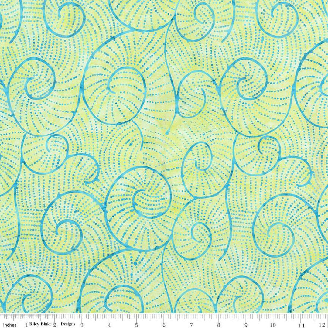 Batiks Splatter -  Winter Mint, Green - BT23393-280 - Expressions Batiks