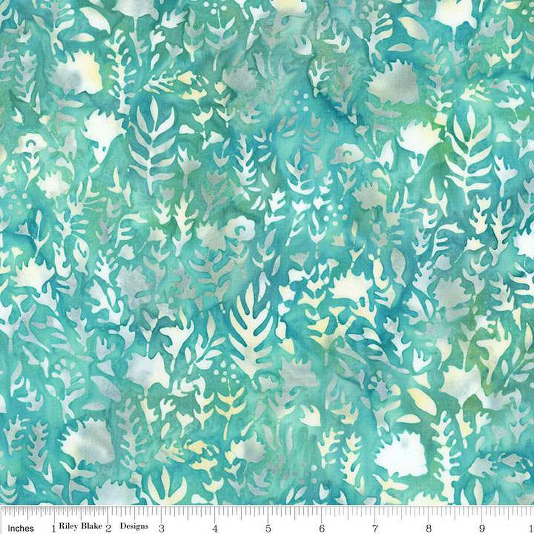 Expressions Batiks - Floral Grid, Pool Party - BT23463-282