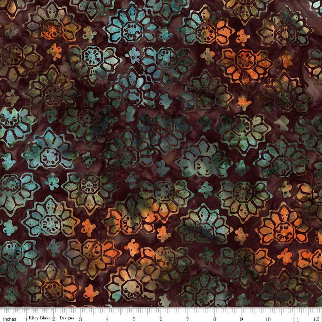 Batiks Kalinda - Organza, Maroon - BT23481-148 - Expressions Batiks
