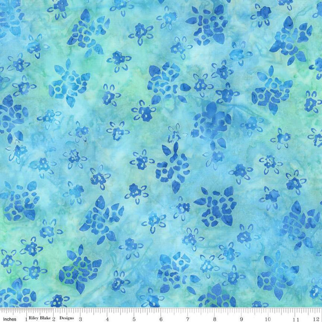 Batiks Kalinda - Surf, Blue - BT23482-675 - Expressions Batiks