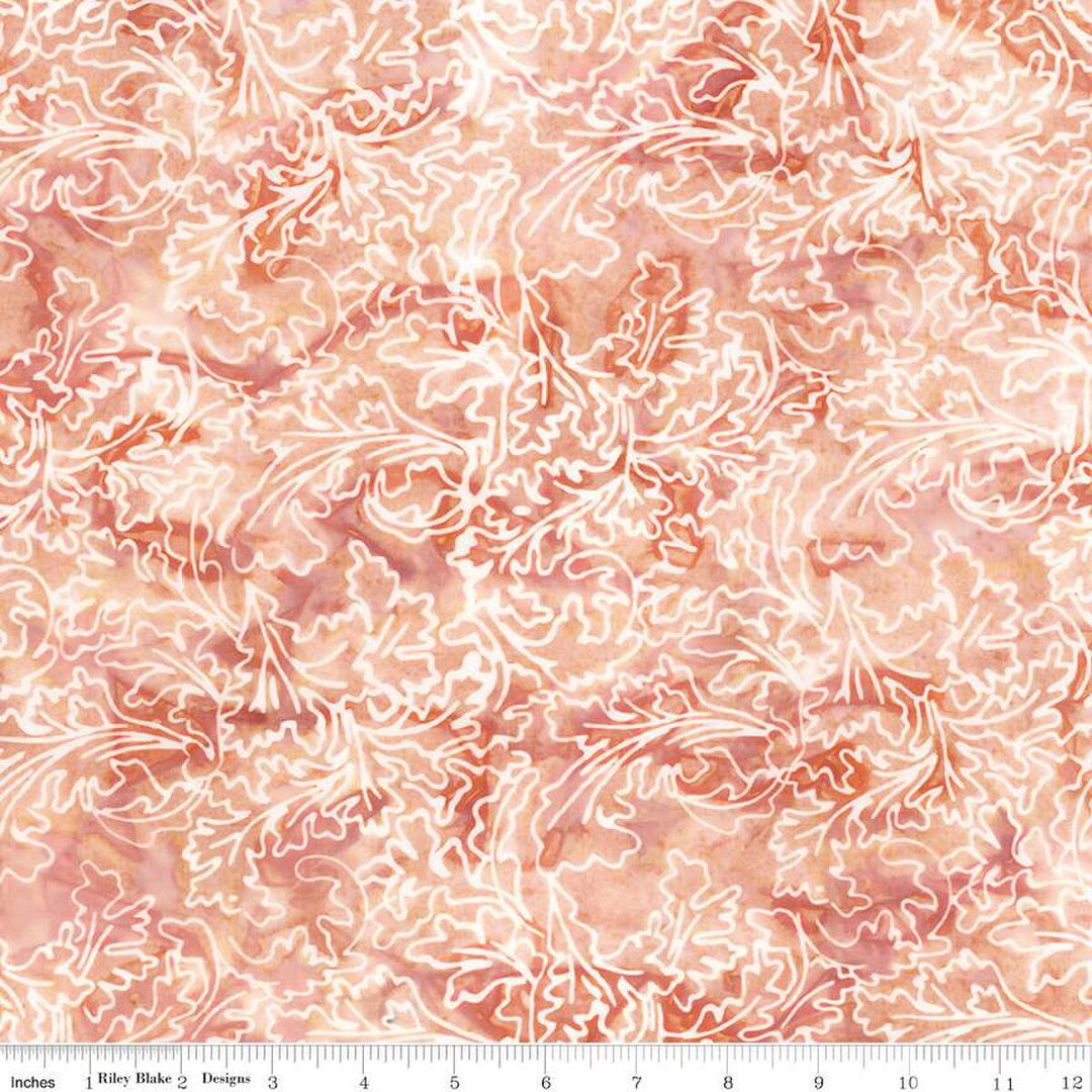 Batiks Kalinda - Bamboo, Orange -  BT23485-230 - Expressions Batiks
