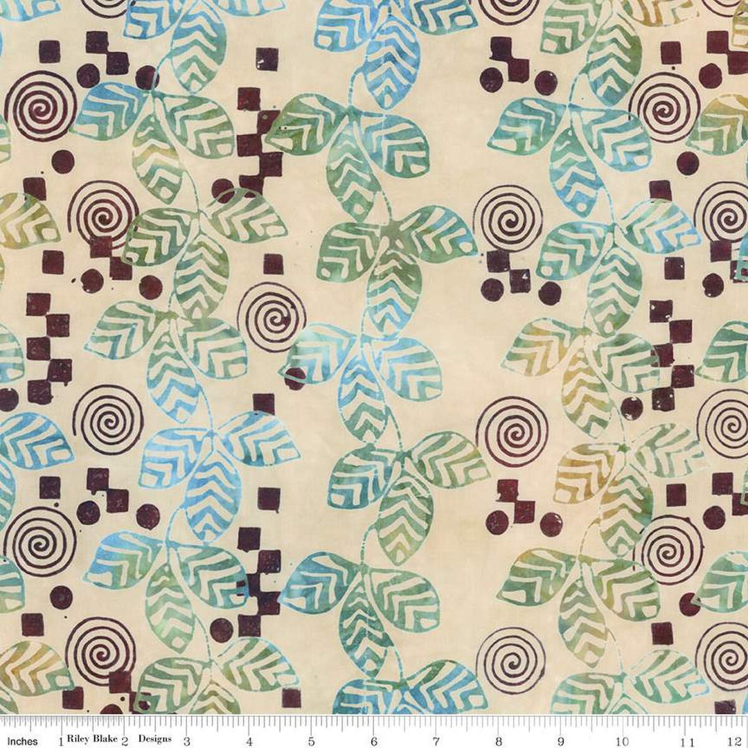 Batiks Kalinda - Sugar Cookie, Cream - BT23486-122 - Expressions Batiks