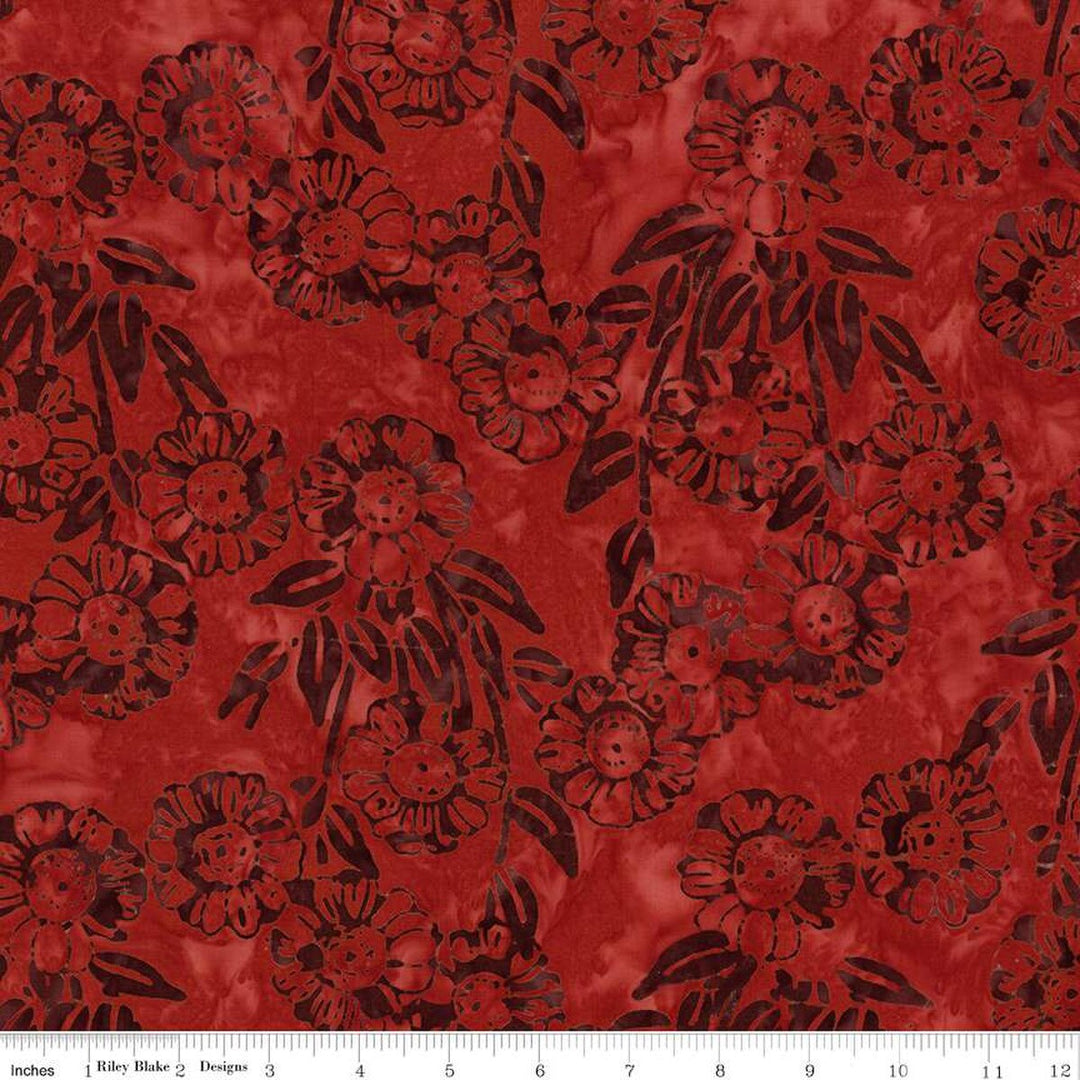 Places You'll Go Western Reflection - Red Fox, Maroon - BT23503-239 - Expressions Batiks