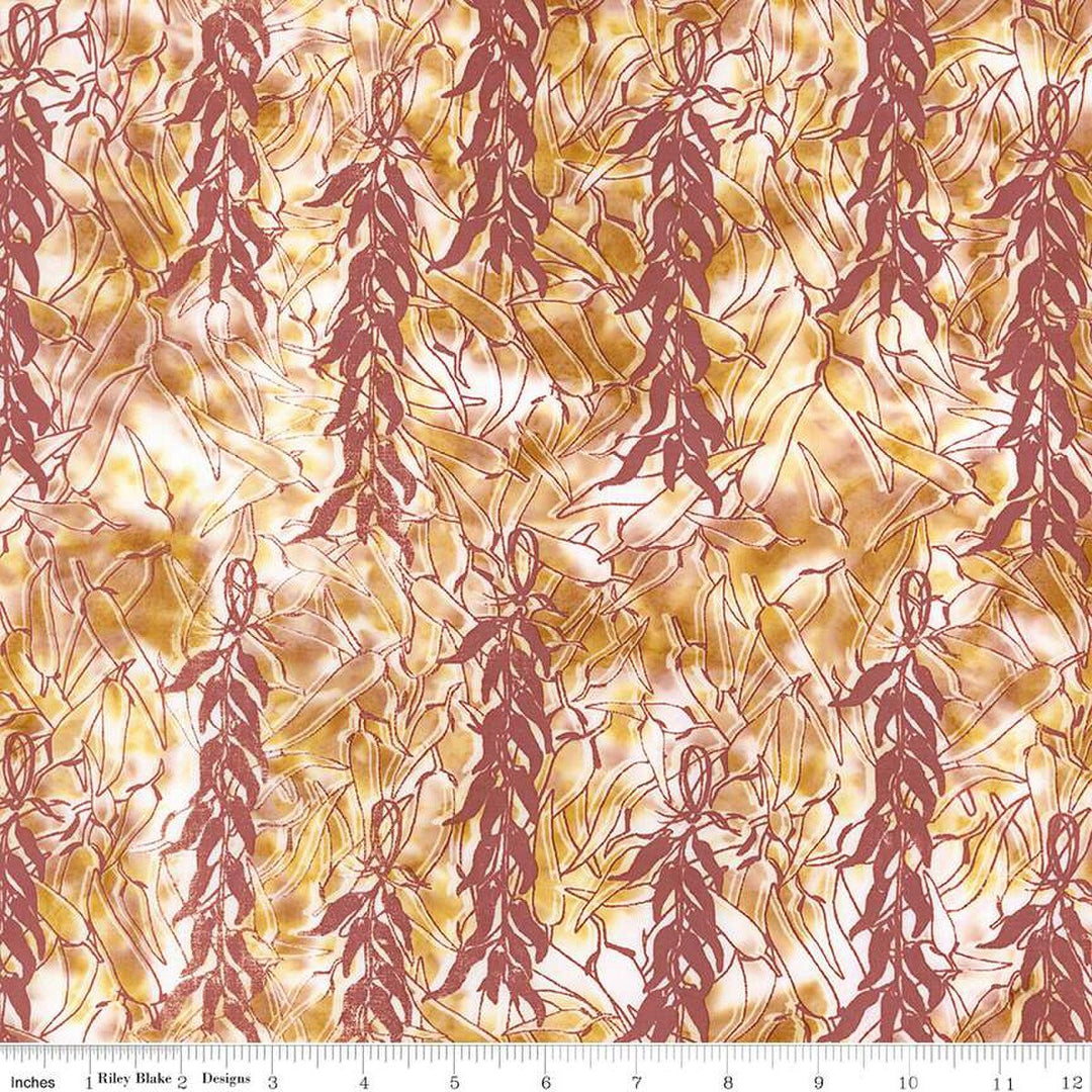 Places You'll Go Western Reflection - Fanfare, Cream - BT23505-264 - Expressions Batiks