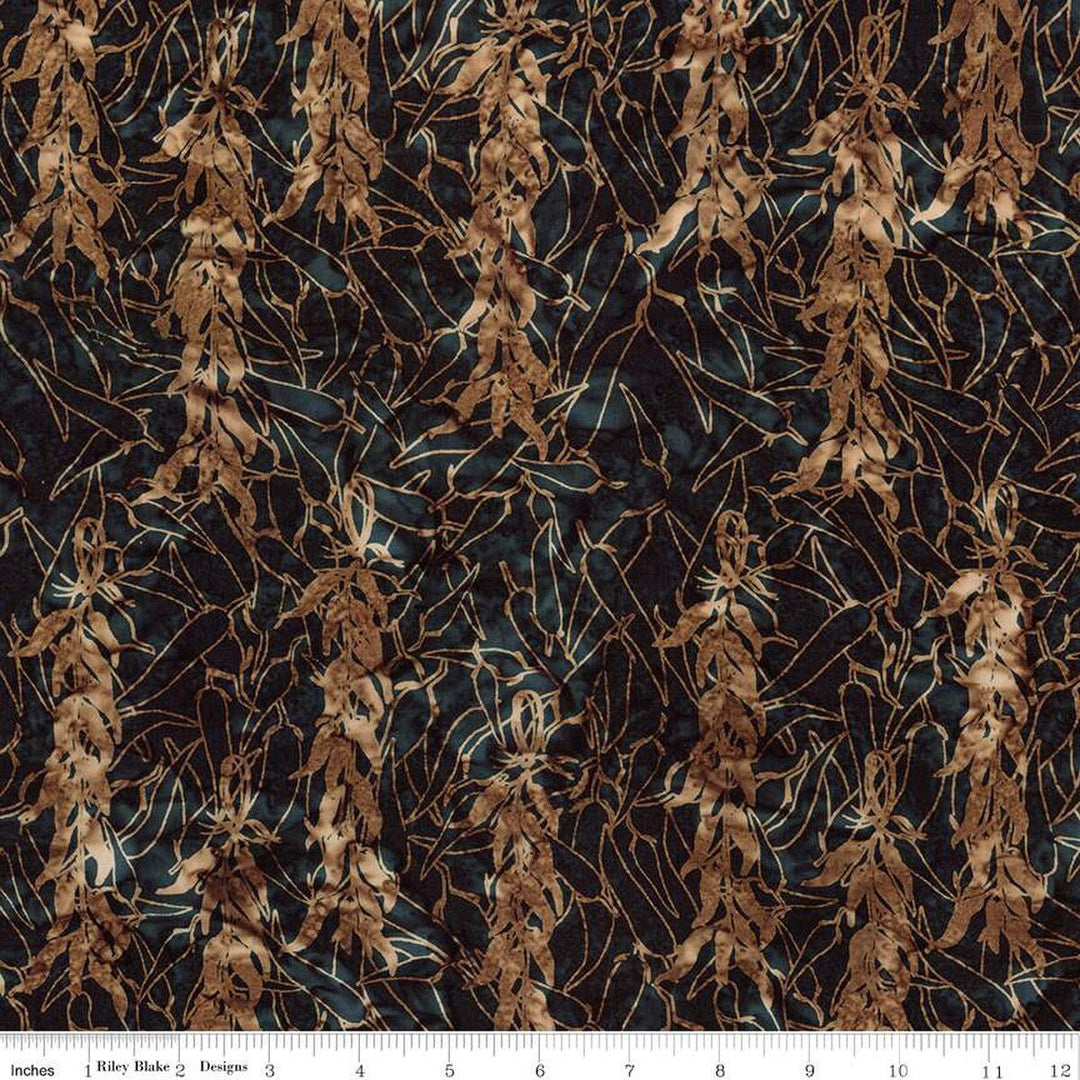 Places You'll Go Western Reflection - Smoky Teal, Grey - BT23505-279 - Expressions Batiks