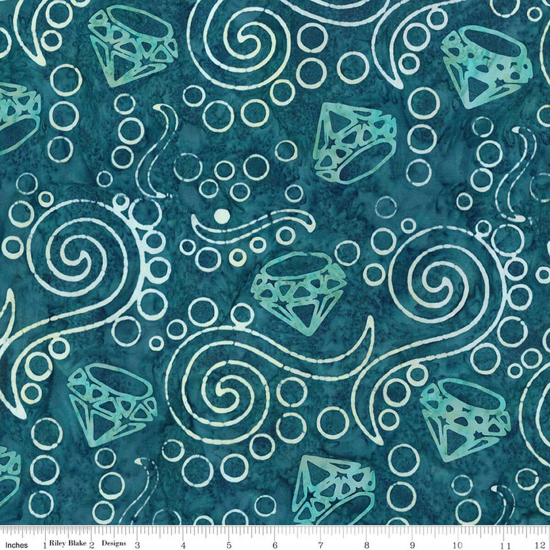 Sunken Treasure - Blue Calm - BT23712-301 - Expressions Batiks