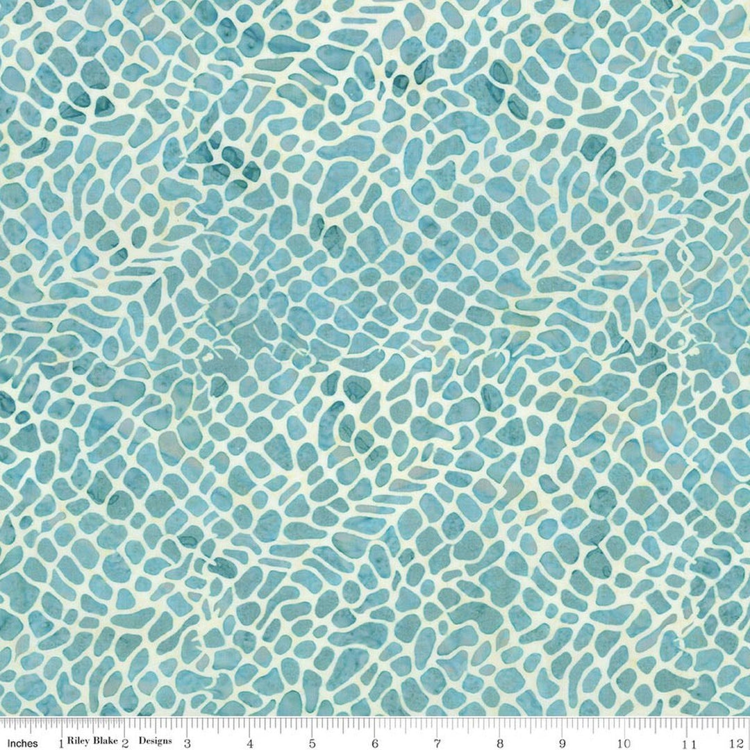 Sunken Treasure - Peek-a-Blue - BT23715-700 - Expressions Batiks