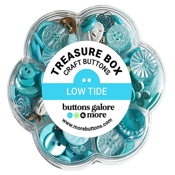 Treasure Box Buttons - Low Tide