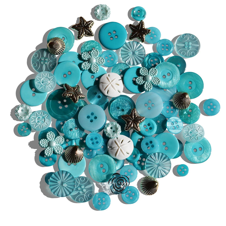 Treasure Box Buttons - Low Tide
