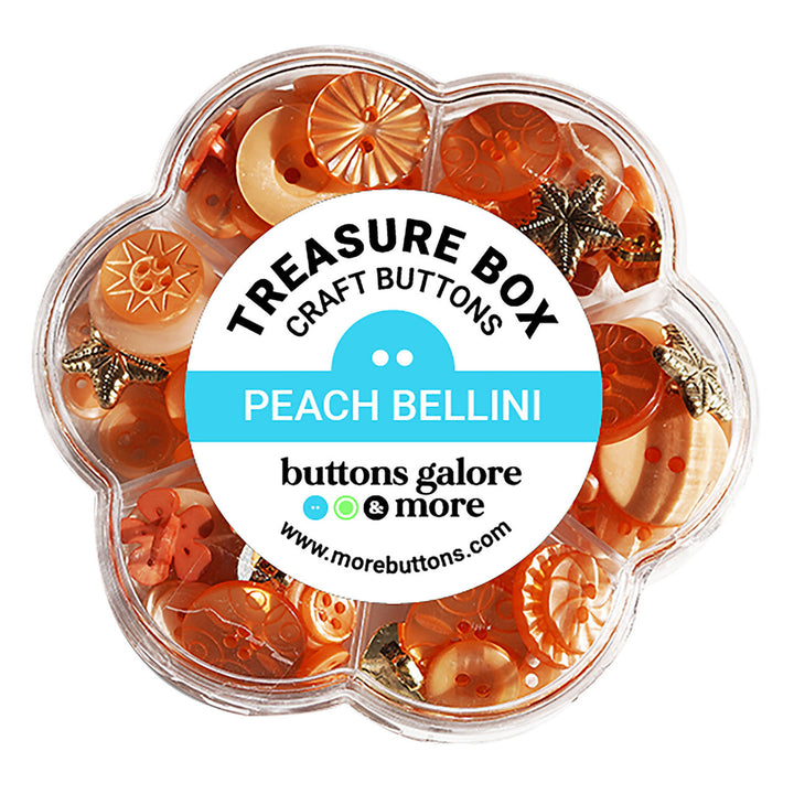 Treasure Box Buttons - Peach Belinni