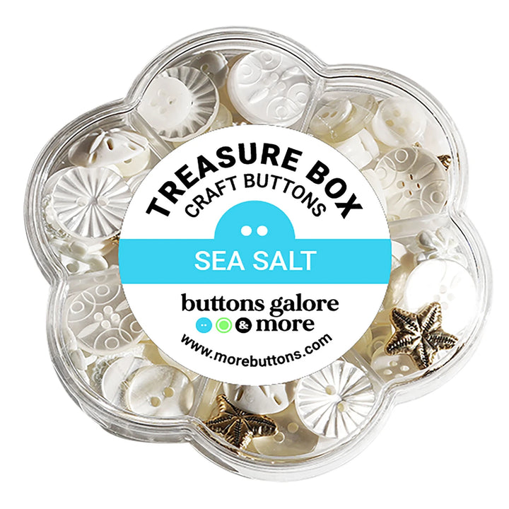 Treasure Box Buttons - Sea Salt
