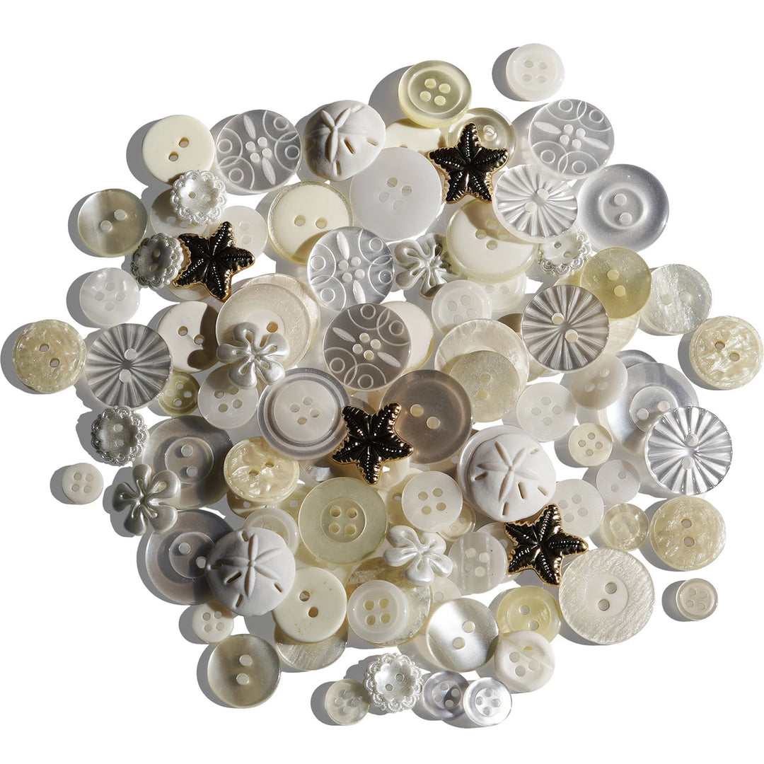 Treasure Box Buttons - Sea Salt