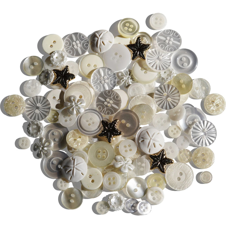 Treasure Box Buttons - Sea Salt