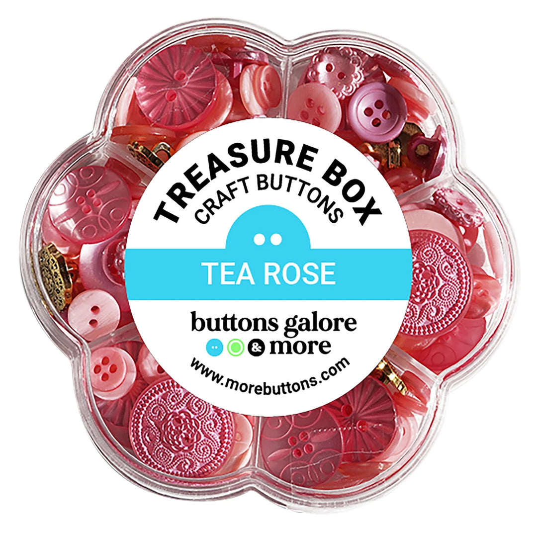 Treasure Box Buttons - Tea Rose