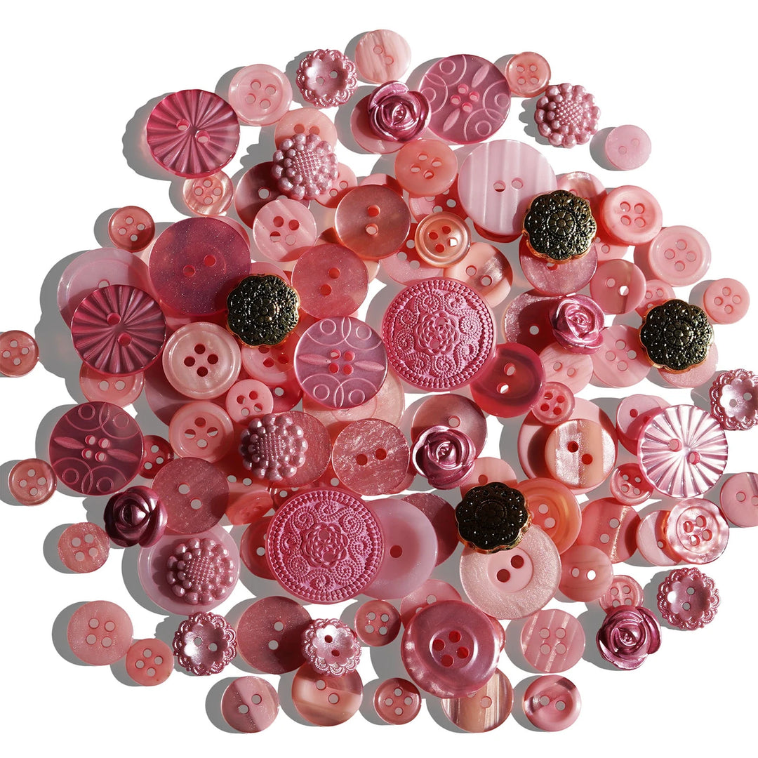 Treasure Box Buttons - Tea Rose
