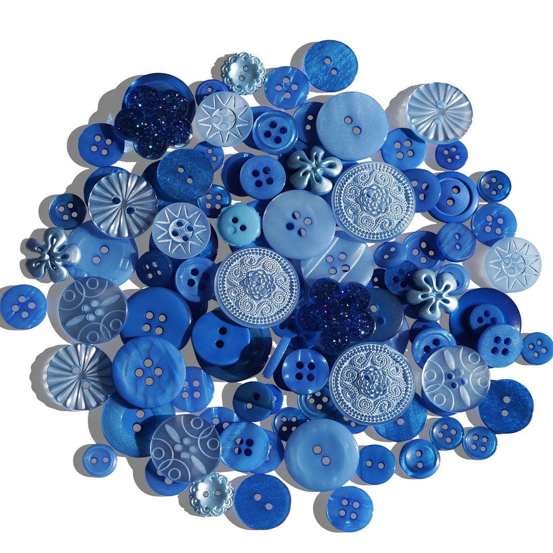 Treasure Box Buttons - Sapphire Quartz