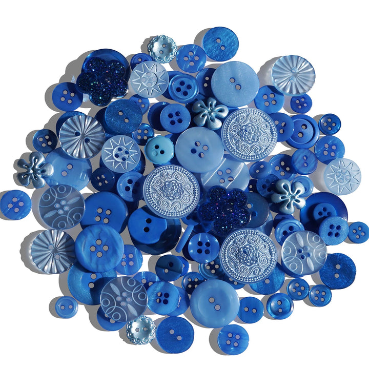 Treasure Box Buttons - Sapphire Quartz