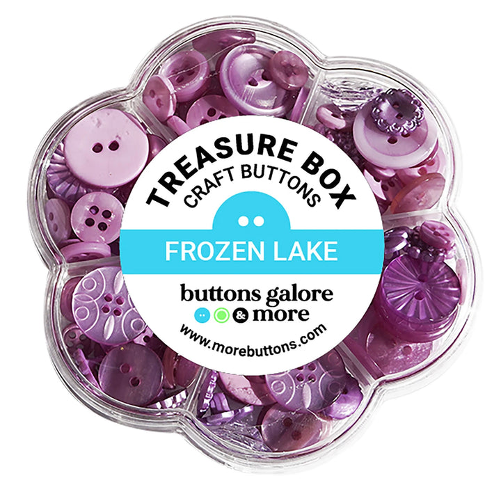 Treasure Box Buttons - Frozen Lake