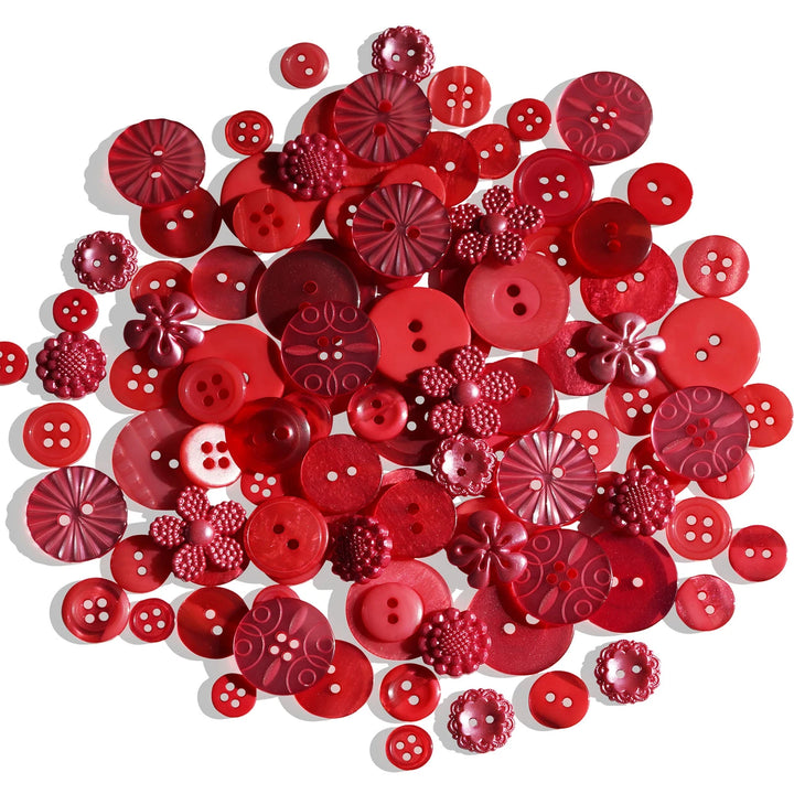 Treasure Box Buttons - Strawberry Daiquiri