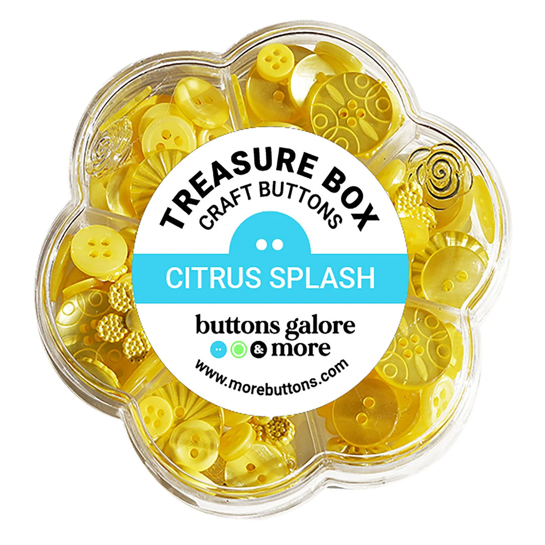 Treasure Box Buttons - Citrus Splash