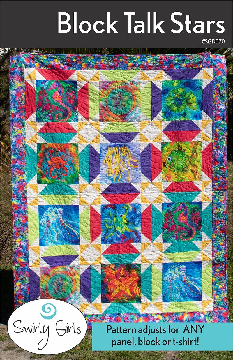 Block Talk Stars - Quilt Pattern – Mended Hearts Quilting & Boutique