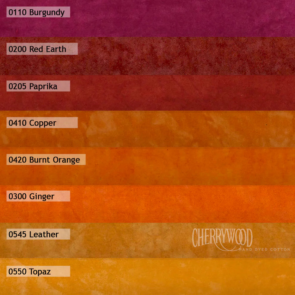 Cherrywood Fat Quarter Bundle - Buddhist Monk - set of 8