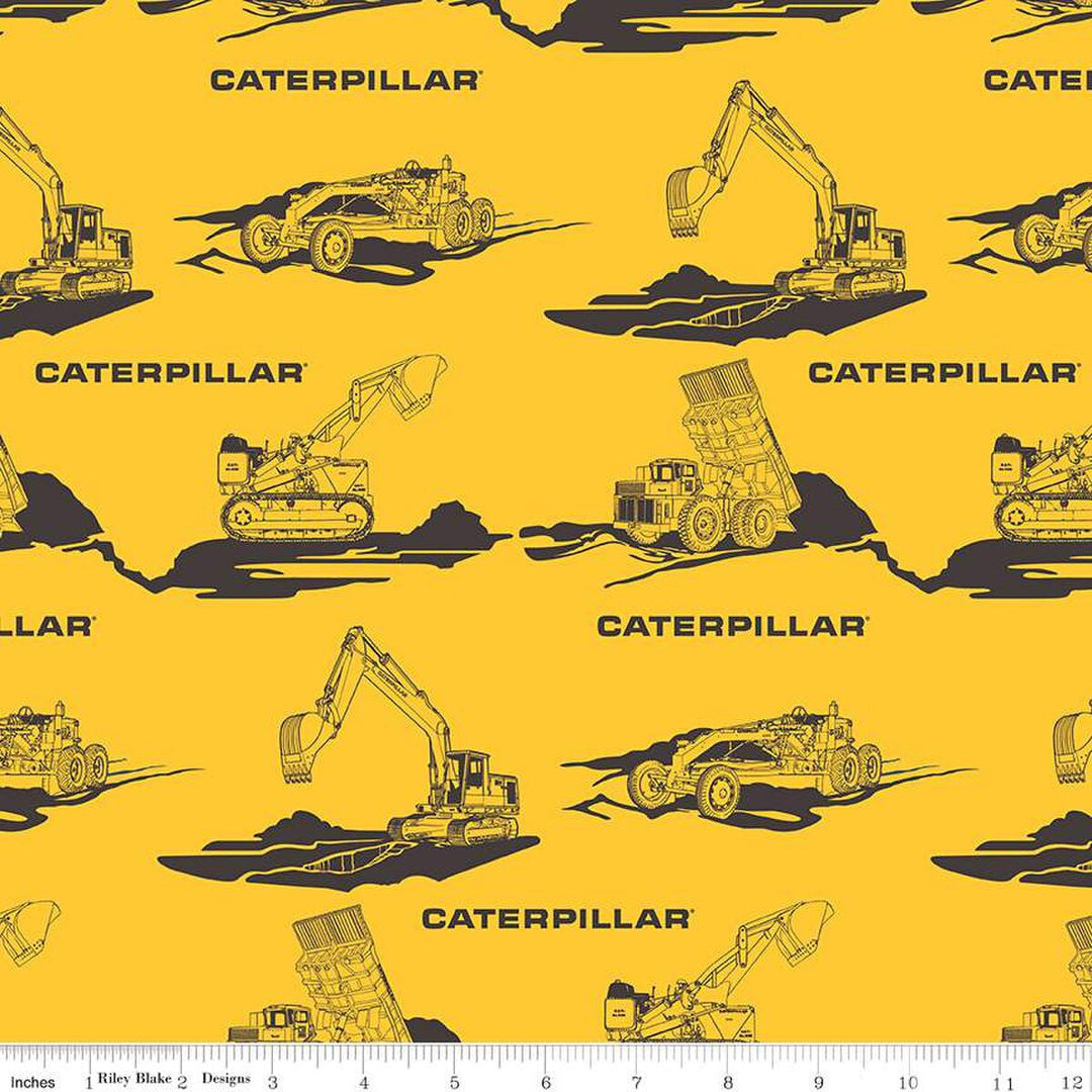 Vintage Caterpillar® - Main, Yellow - C13840-YELLOW