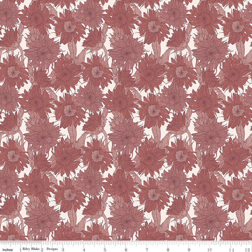 Evening on the Prairie - Sunflower, Dusty Rose - C16741-DUSTYROSE