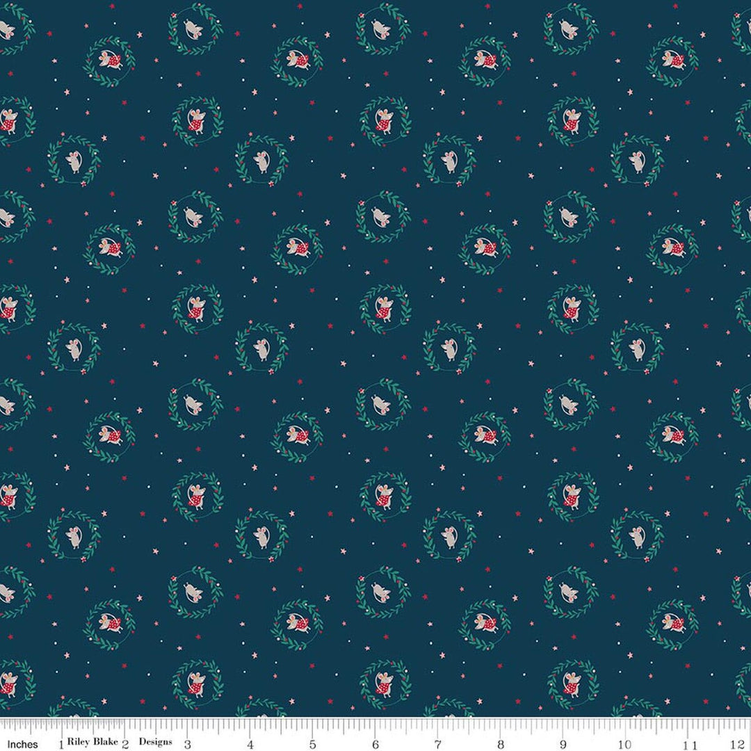 Nutcracker Tradition - Christmas Mice, Midnight - C17673-MIDNIGHT