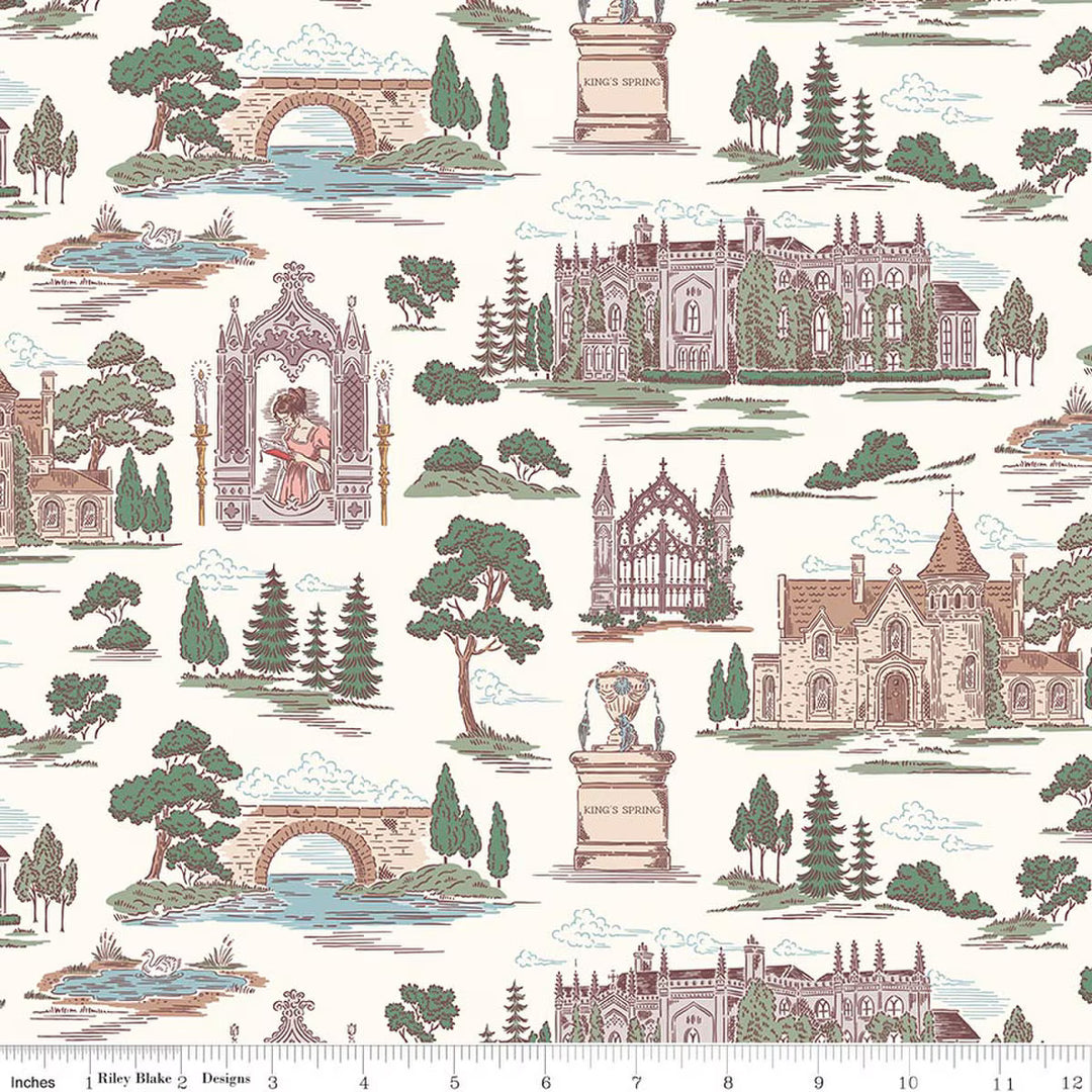 Northanger Abbey - Abbey, Cloud - C17894-CLOUD