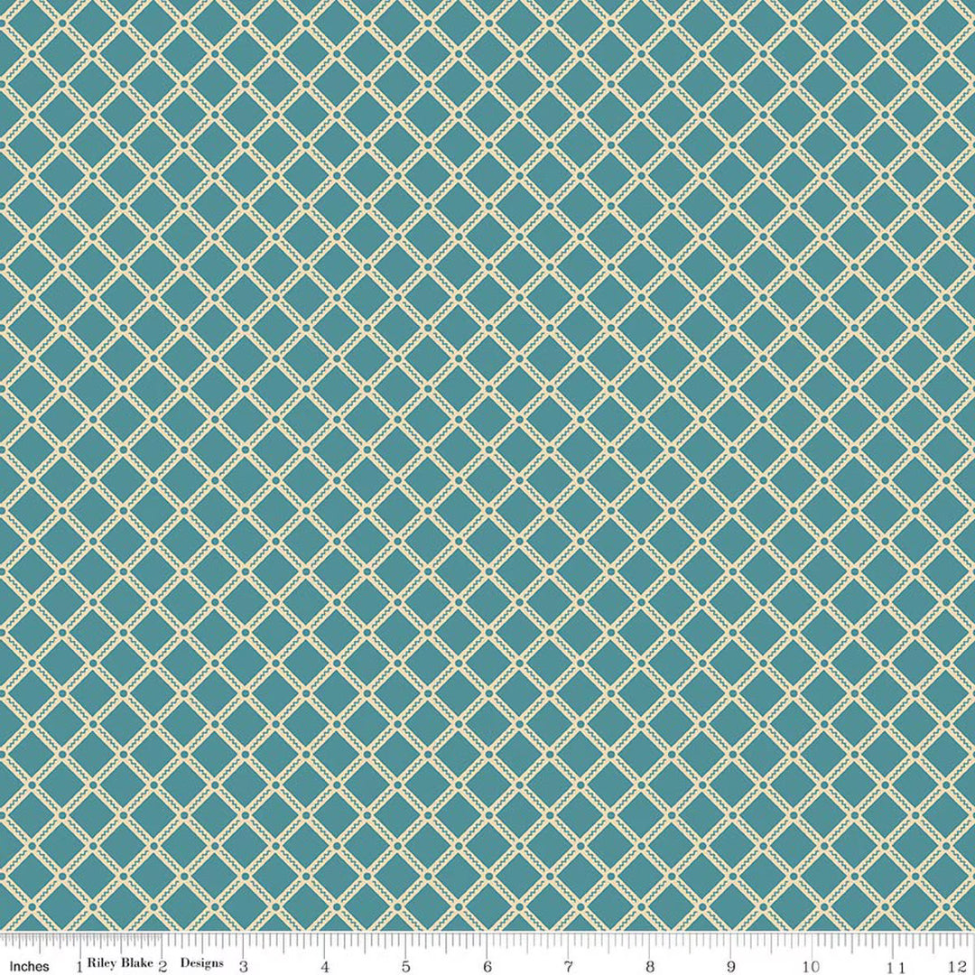 Northanger Abbey - Tilney, Azure - C17897-AZURE