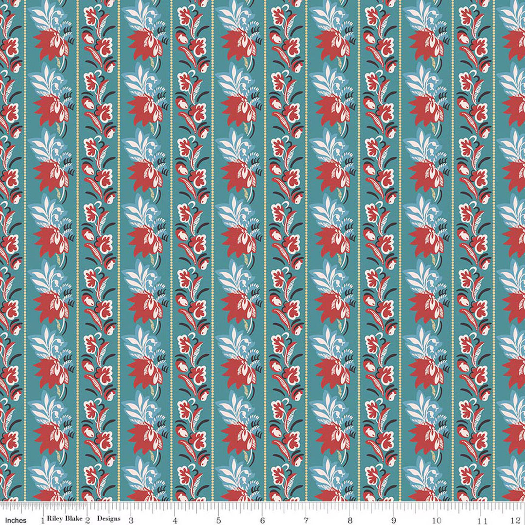 Northanger Abbey - Floral Strip, Mrs. Allen - C17898-MRSALLEN