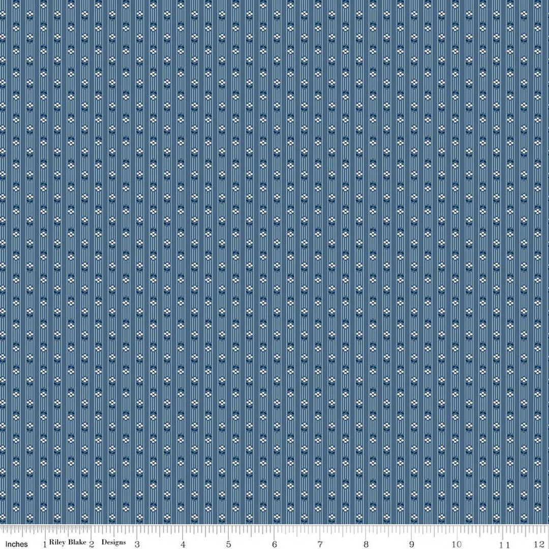 Denim & Daisy - Stripes, Denim - C18136-Denim
