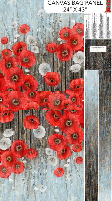 Panel 520 - Poppy Tote Bag