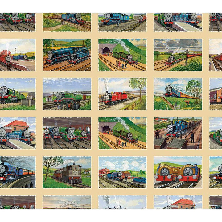 Thomas & Friends 80th Anniversary - Grid, Flax - CD17016-FLAX